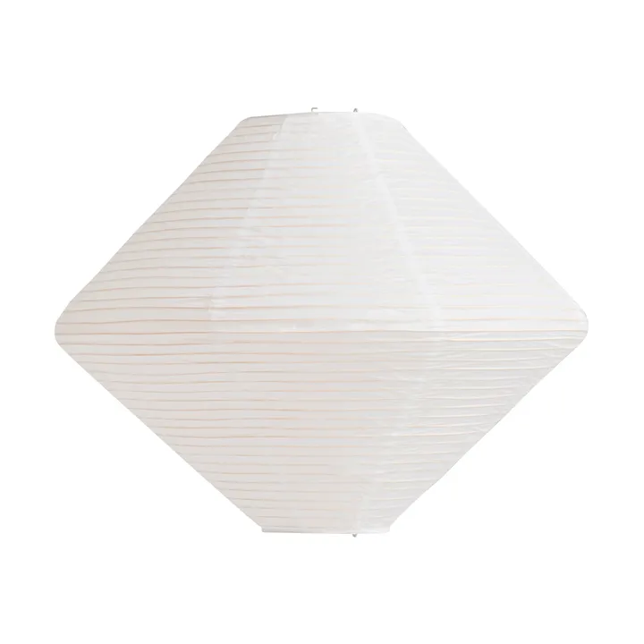 Paper Shade Diamond lampeskjerm - Classic white, Ø80 cm - HAY