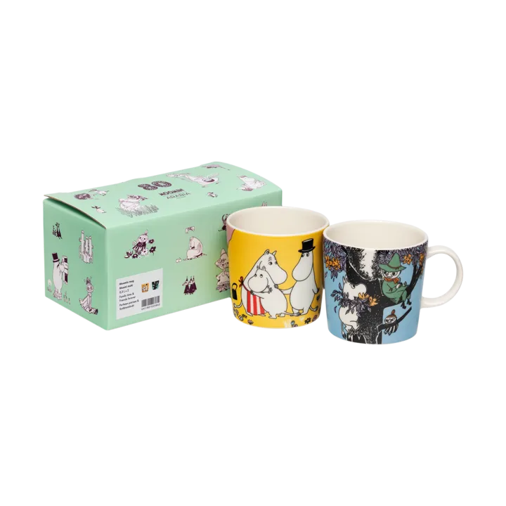 Familiekos & Venner for alltid mummikopp 2 deler - 30 cl - Moomin Arabia