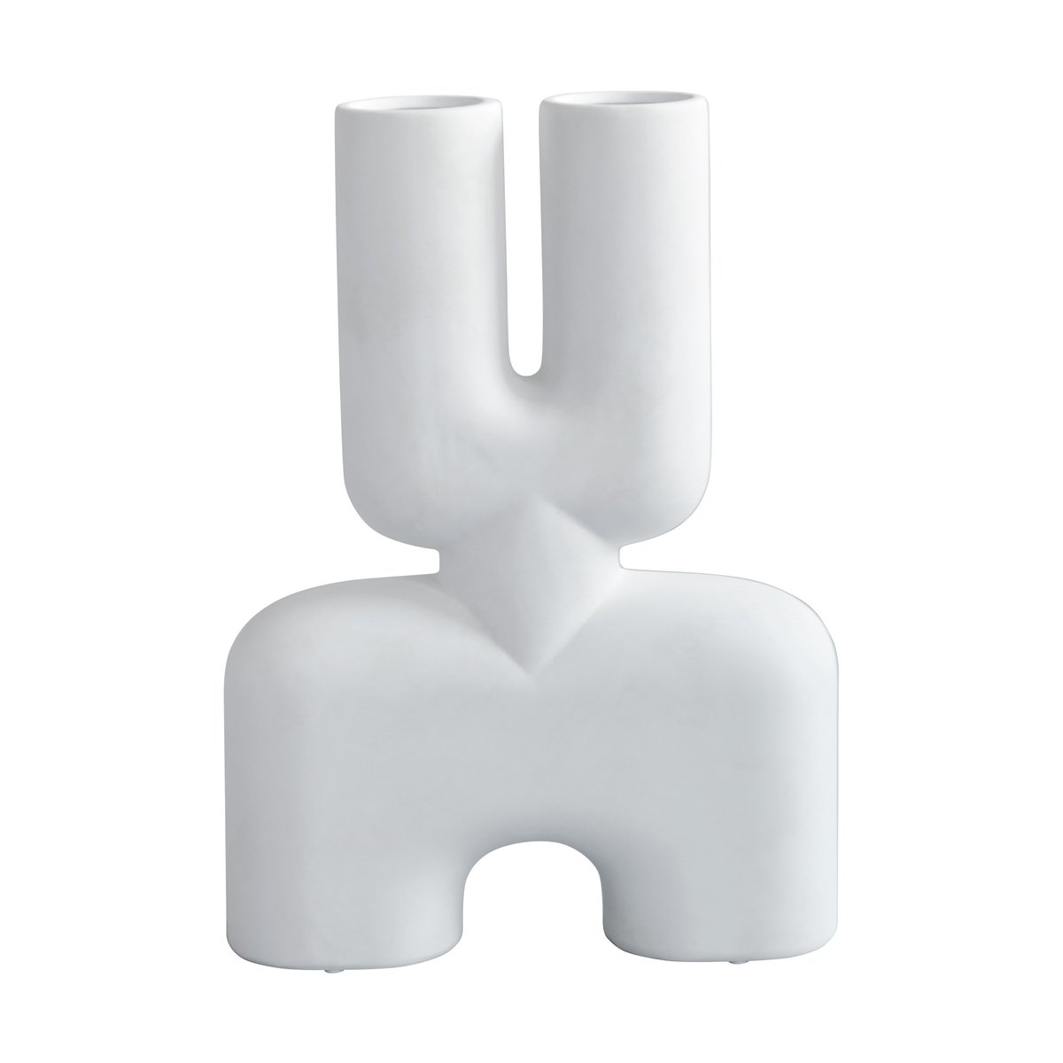 Bilde av 101 Copenhagen Cobra Double medio vase 47x34 cm Bone white