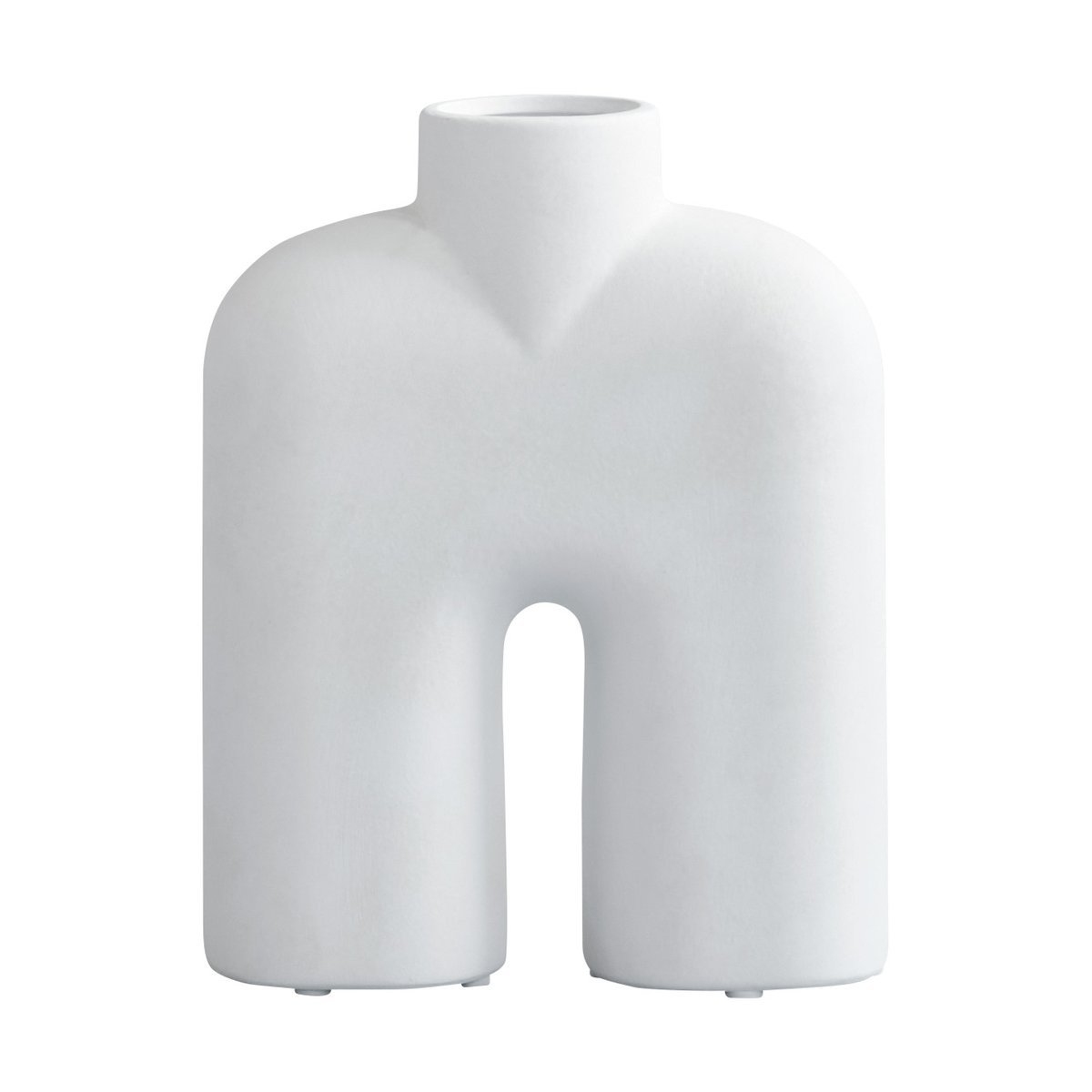 Bilde av 101 Copenhagen Cobra Tall mini vase 18x17 cm Bone white