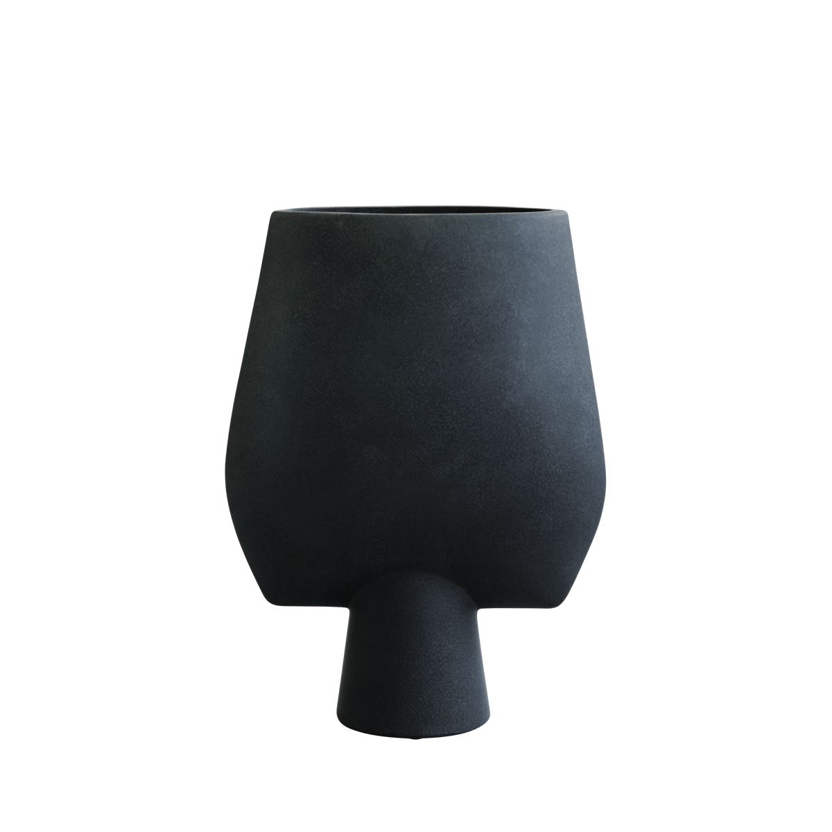 101 Copenhagen Sphere Vase Square Big 33 cm Black | Skandinavisk Design | Vaser | Svart