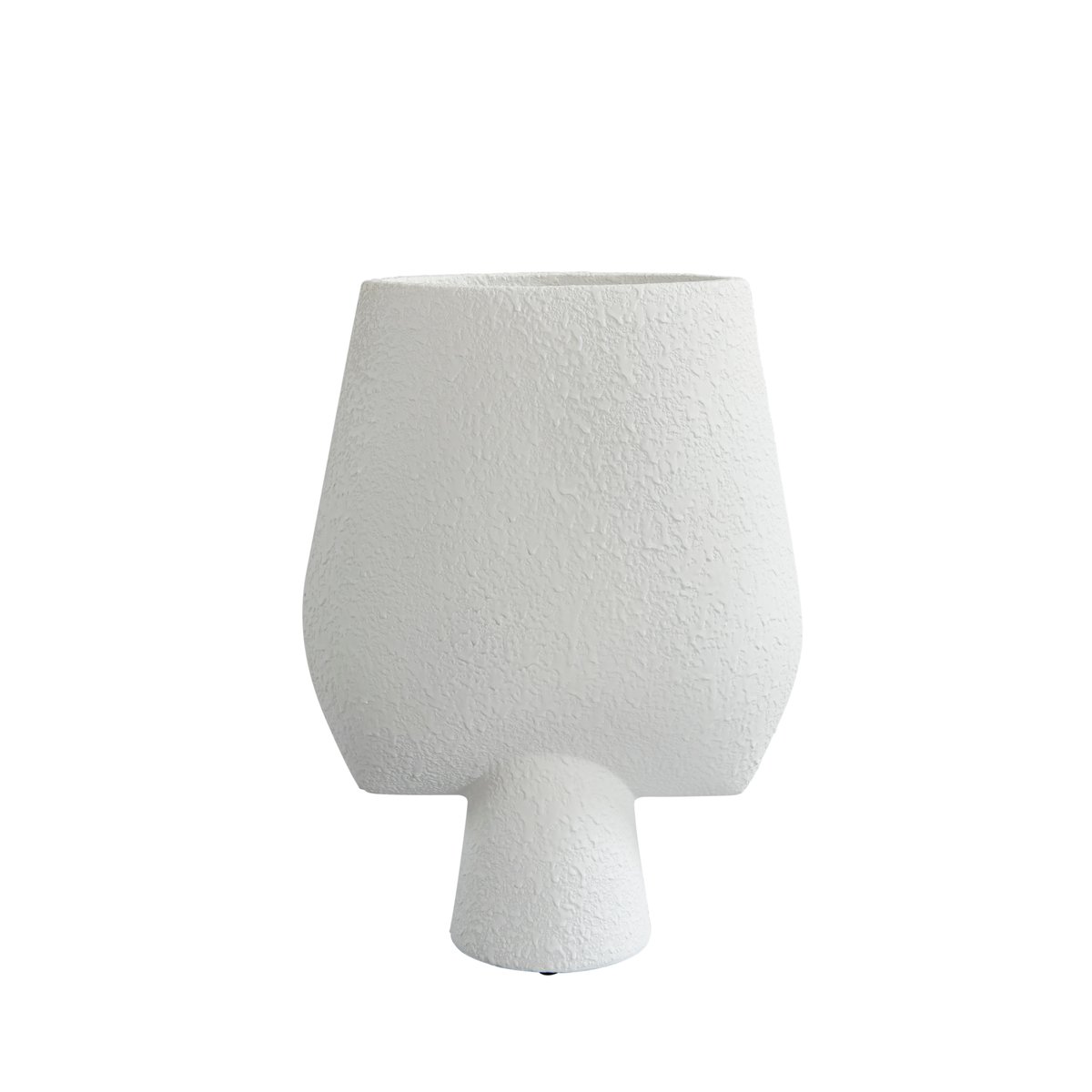 Bilde av 101 Copenhagen Sphere Vase Square Big Ø33 cm White