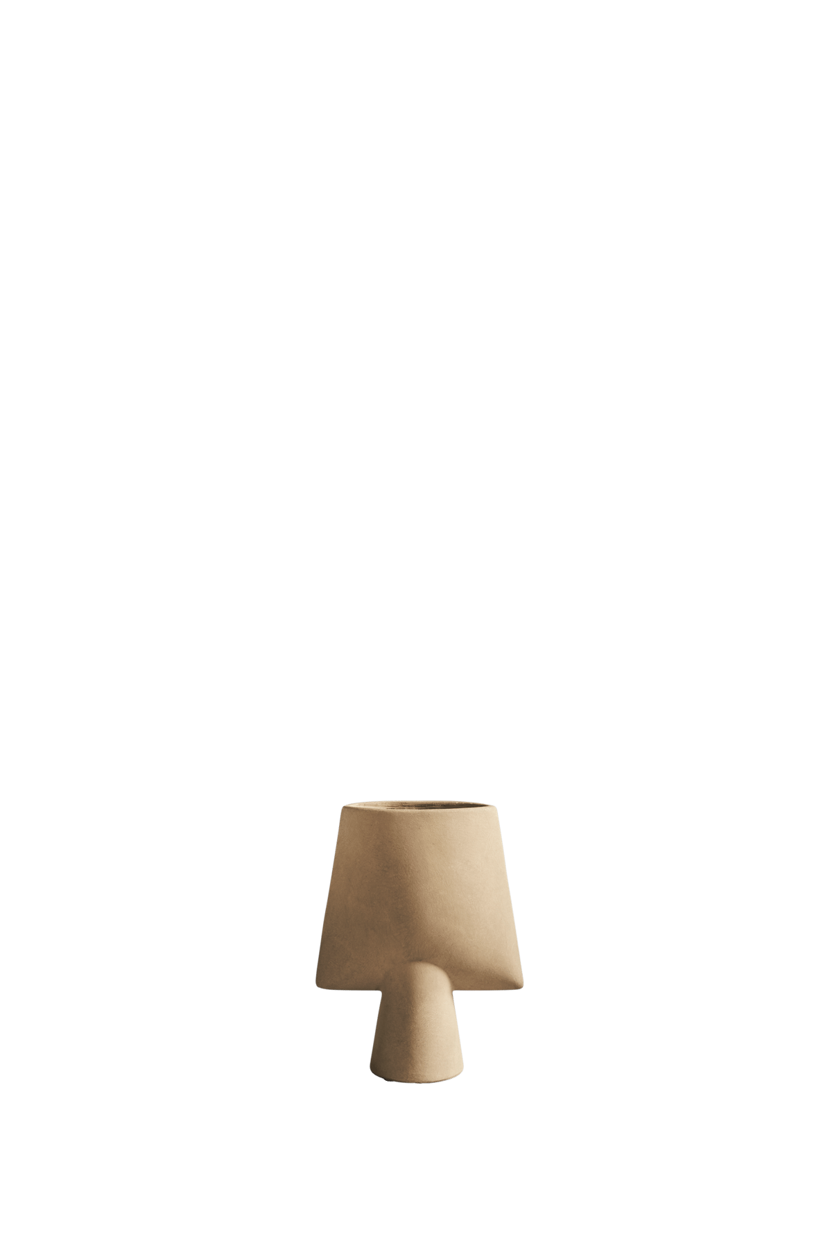 Bilde av 101 Copenhagen Sphere Vase Square mini Sand