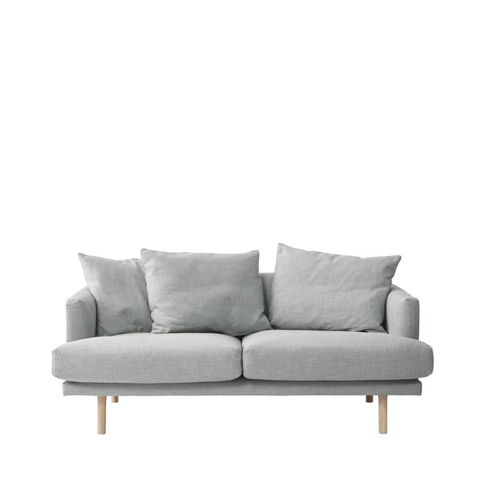 Sjövik 2,5 seter sofa, Bern 0348 grey, hvitoljede eikeben 1898