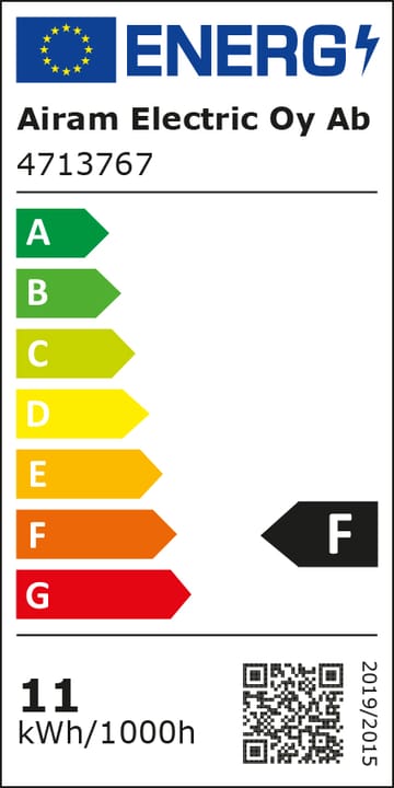 Airam LED lyspære - opal, dimbar E27, 12W - Airam