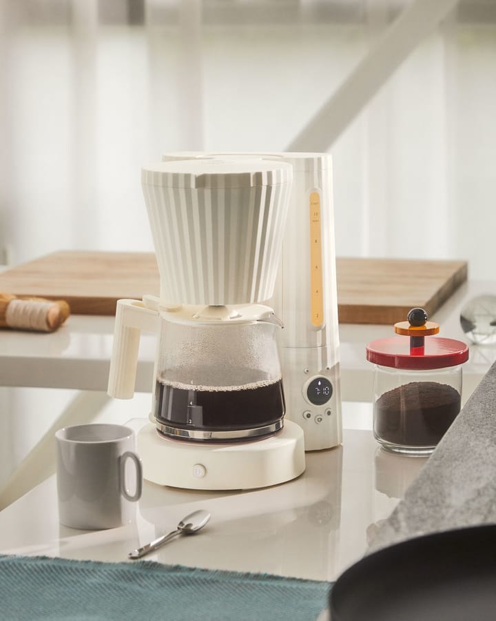 Plissé kaffetrakter, Grå Alessi