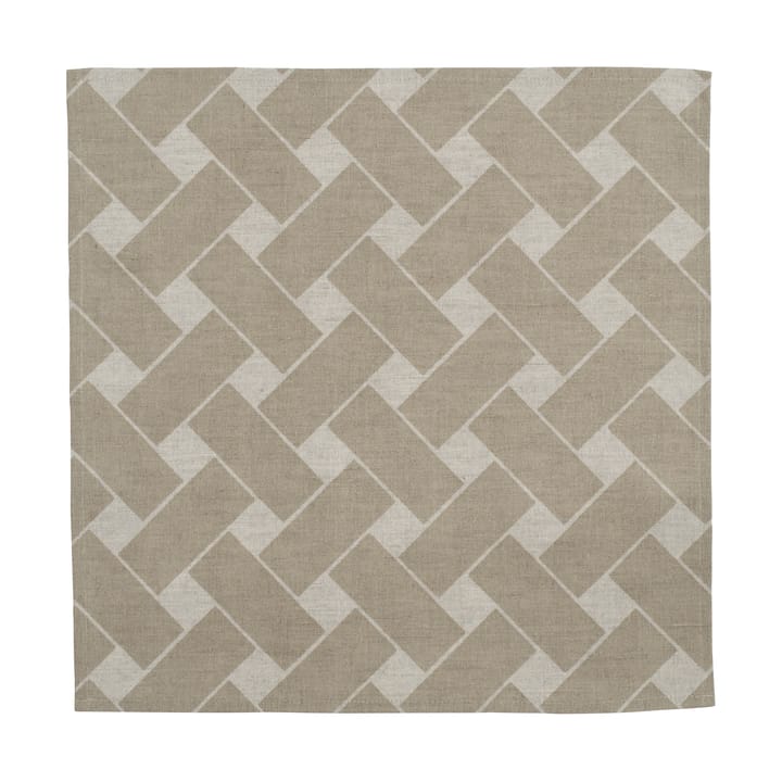 Korg XL serviett 45x45 cm 2-pk - Natur-taupe - Almedahls