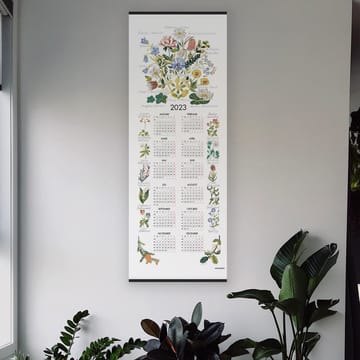 Landskapsblomster kalender 2023 - 35 x 90 cm - Almedahls