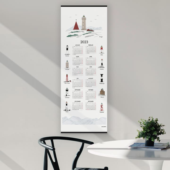 Svenske fyrtårn kalender 2023
, 35 x 90 cm Almedahls