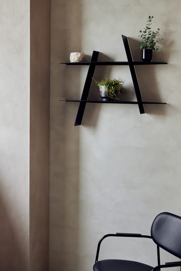 A-Shelf vegghylle Large 78x12x67 cm - Black - Andersen Furniture