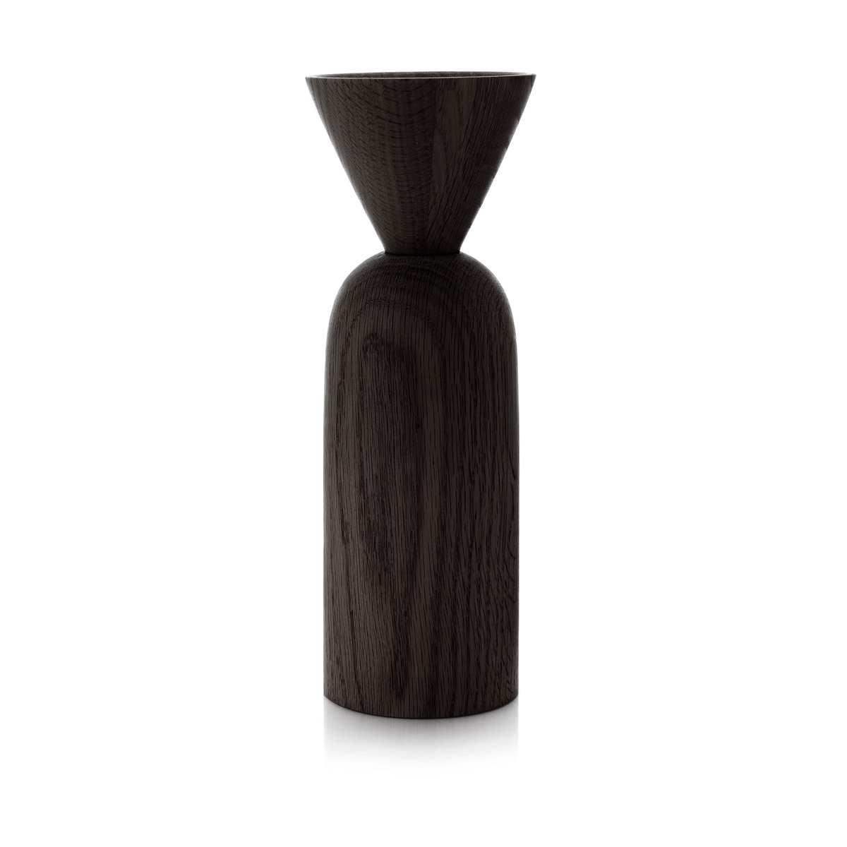 Applicata Shape cone vase Svartbeiset eik | Skandinavisk Design | Vaser | Svart