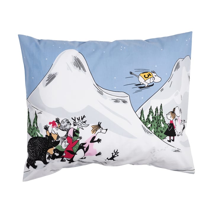 Mummitrollet putetrekk Ski jumping - 50x60 cm - Arabia