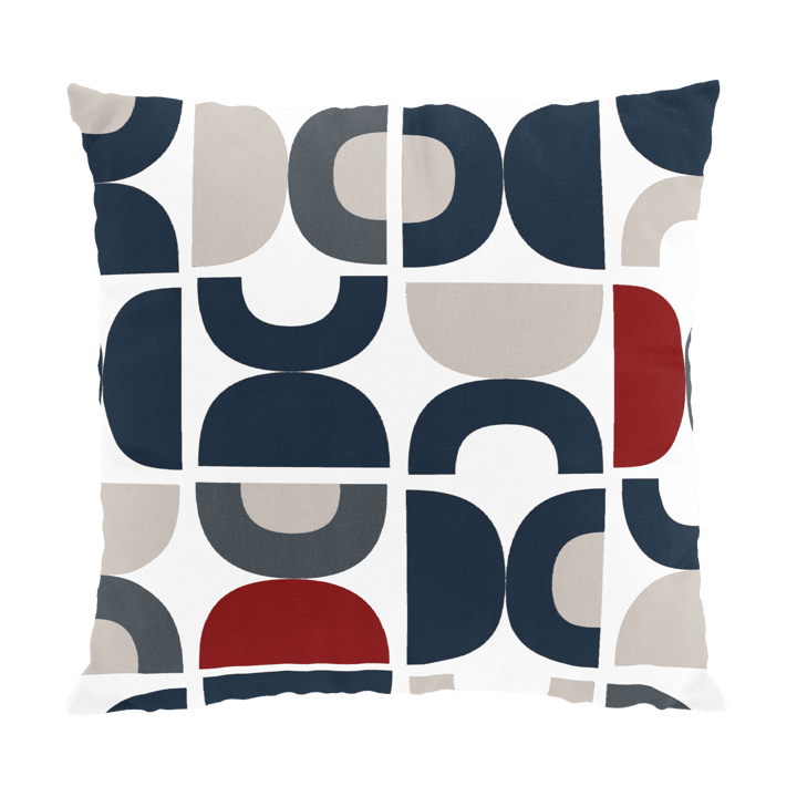 Spiraldans putetrekk 47x47 cm - Blå - Arvidssons Textil