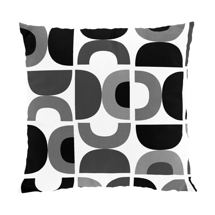 Spiraldans putetrekk 47x47 cm - Grå - Arvidssons Textil