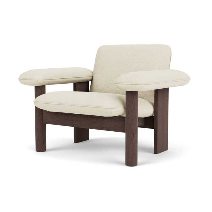 Brasilia lenestol low back - Dark oak-Baru 0200 - Audo Copenhagen