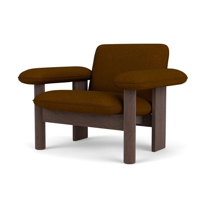 Brasilia lenestol low back, Dark oak-Baru 0450 Audo Copenhagen