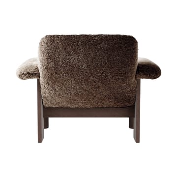 Brasilia lenestol low back - Dark oak-Sahara sheepskin curly - Audo Copenhagen