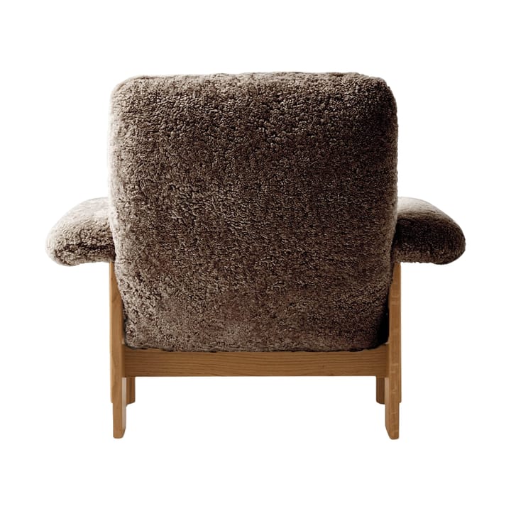 Brasilia lenestol, Natural oak-Sahara sheepskin curly Audo Copenhagen