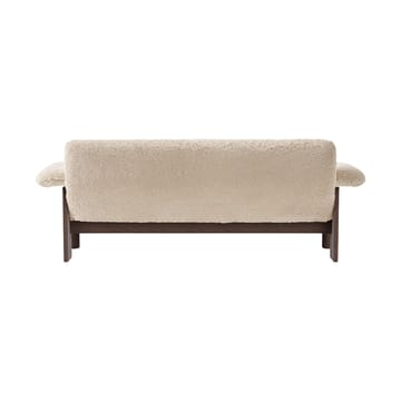 Brasilia sofa 2-seters - Dark oak-Nature sheepskin curly - Audo Copenhagen