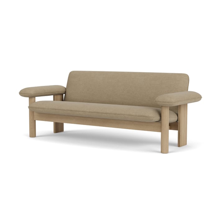 Brasilia sofa 2-seters - Natural oak-Audo Bouclé 02 - Audo Copenhagen