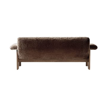 Brasilia sofa 2-seters - Walnut-Sahara sheepskin curly - Audo Copenhagen