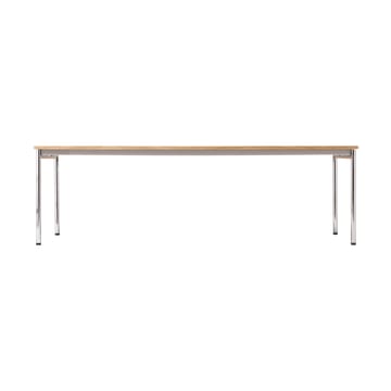 Co Table konferansebord 240x100cm - Chrome, laminate creme - Audo Copenhagen