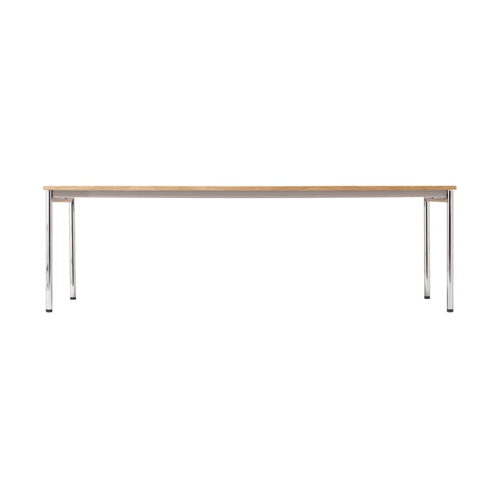 Co Table konferansebord 240x100cm - Chrome, laminate creme - Audo Copenhagen