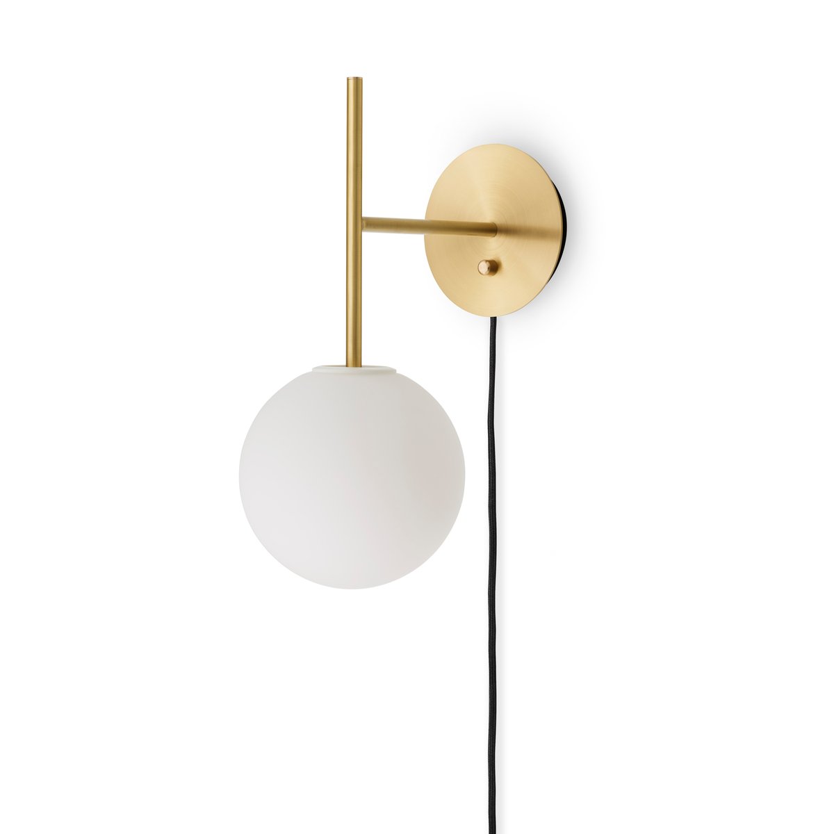 Bilde av Audo Copenhagen TR Bulb Suspended vegglampe Brushed brass