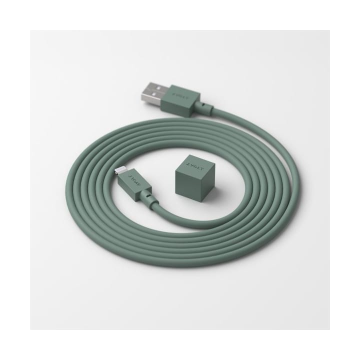 Cable 1 USB-A til Lightning-kabel 1,7 m - Green - Avolt