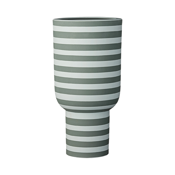 Bilde av AYTM Varia vase 30 cm Dusty green-forest