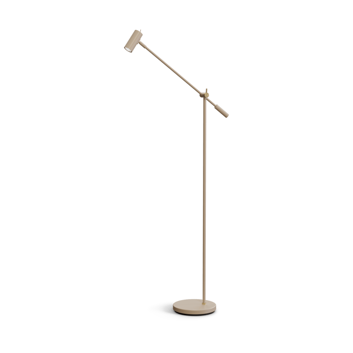 Cato gulvlampe 134 cm - Nougat-messing - Belid