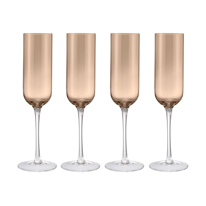 Fuumi champagneglass 22 cl 4-pk - Coffee-Klar - blomus