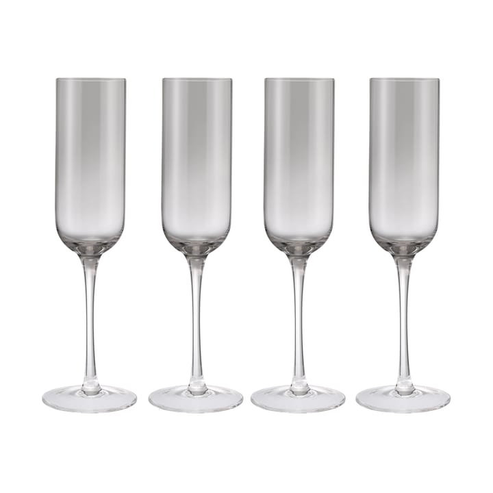 Fuumi champagneglass 22 cl 4-pk - Smoke-klar - blomus