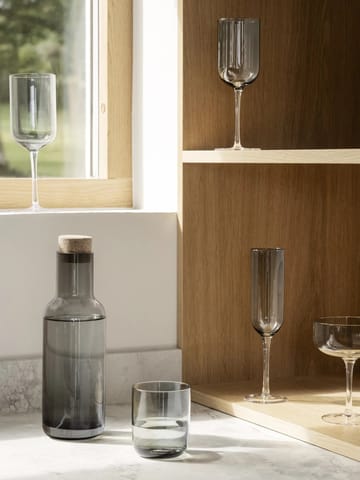 Fuumi champagneglass Coupe 28 cl 4-pk - Smoke-klar - blomus