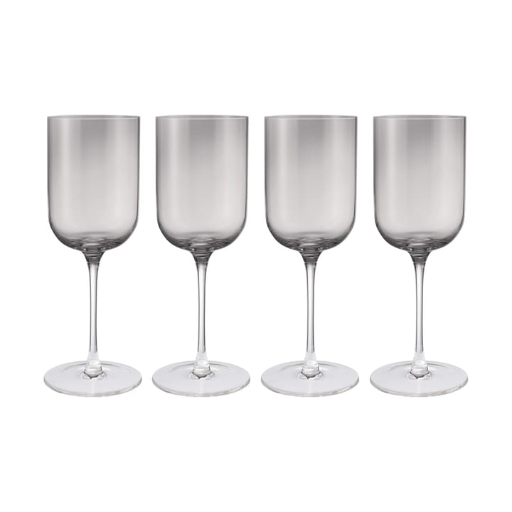 Fuumi rødvinsglass 40 cl 4-pk - Smoke-klar - blomus