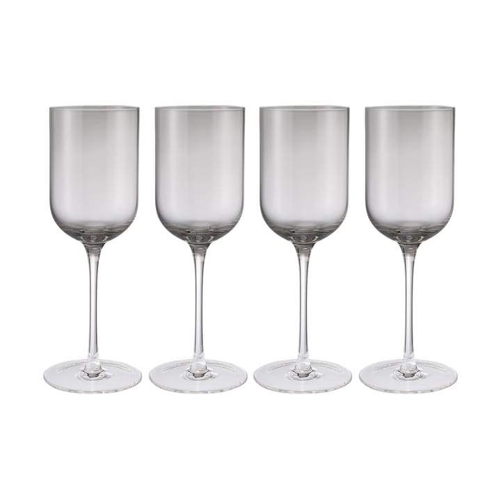 Fuumi vinglass 31 cl 4-pk - Smoke-klar - blomus