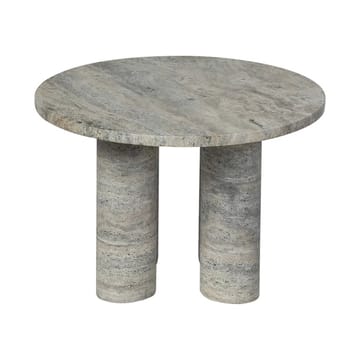 Volos sidebord S Ø52 cm - Silver Travertine - blomus