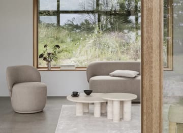 Volos sidebord S Ø52 cm - Travertine - blomus