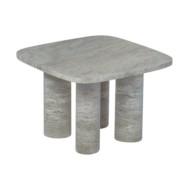 Volos sidebord S 52x52 cm - Silver Travertine - Blomus