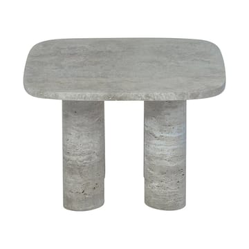 Volos sidebord S 52x52 cm - Silver Travertine - blomus