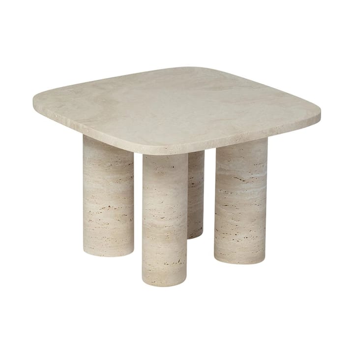 Volos sidebord S 52x52 cm - Travertine - Blomus