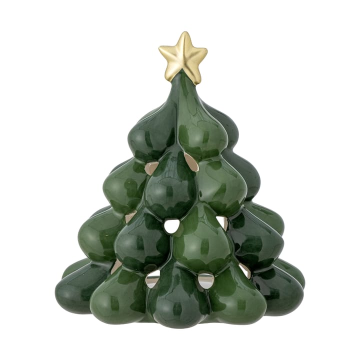 Elof telysholder juletre 13,5 cm - Grønn - Bloomingville