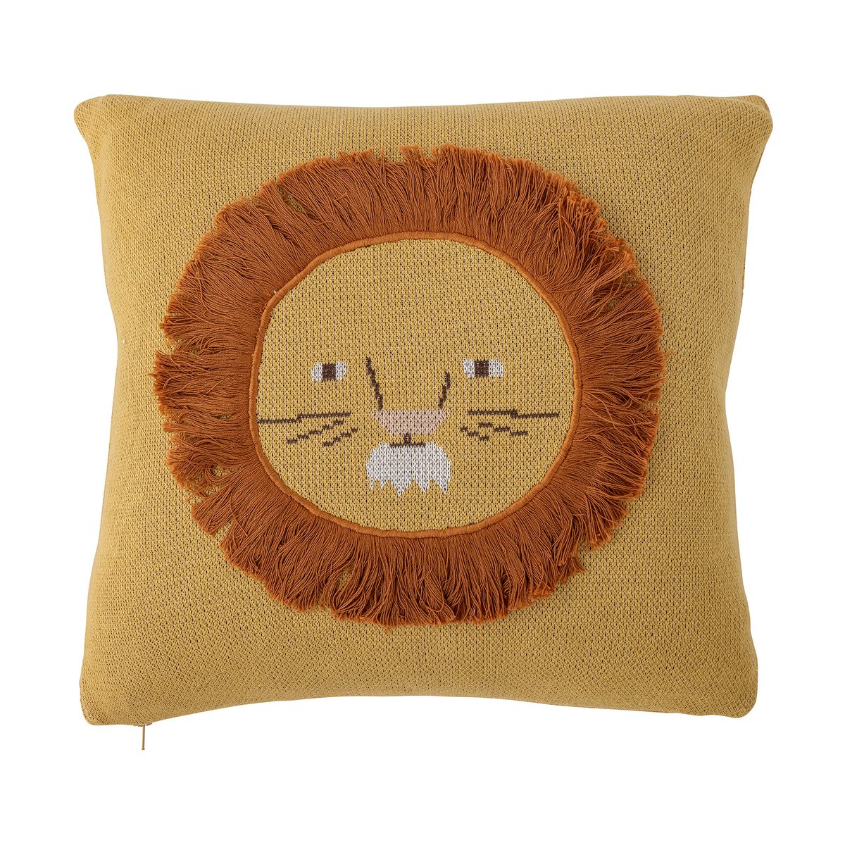 Bilde av Bloomingville Harrison pute 40x40 cm Yellow lion