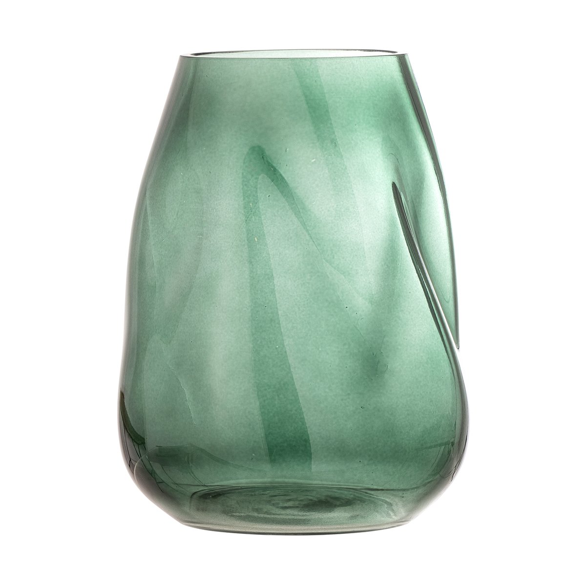 Bilde av Bloomingville Ingolf glassvase 26 cm Grønn