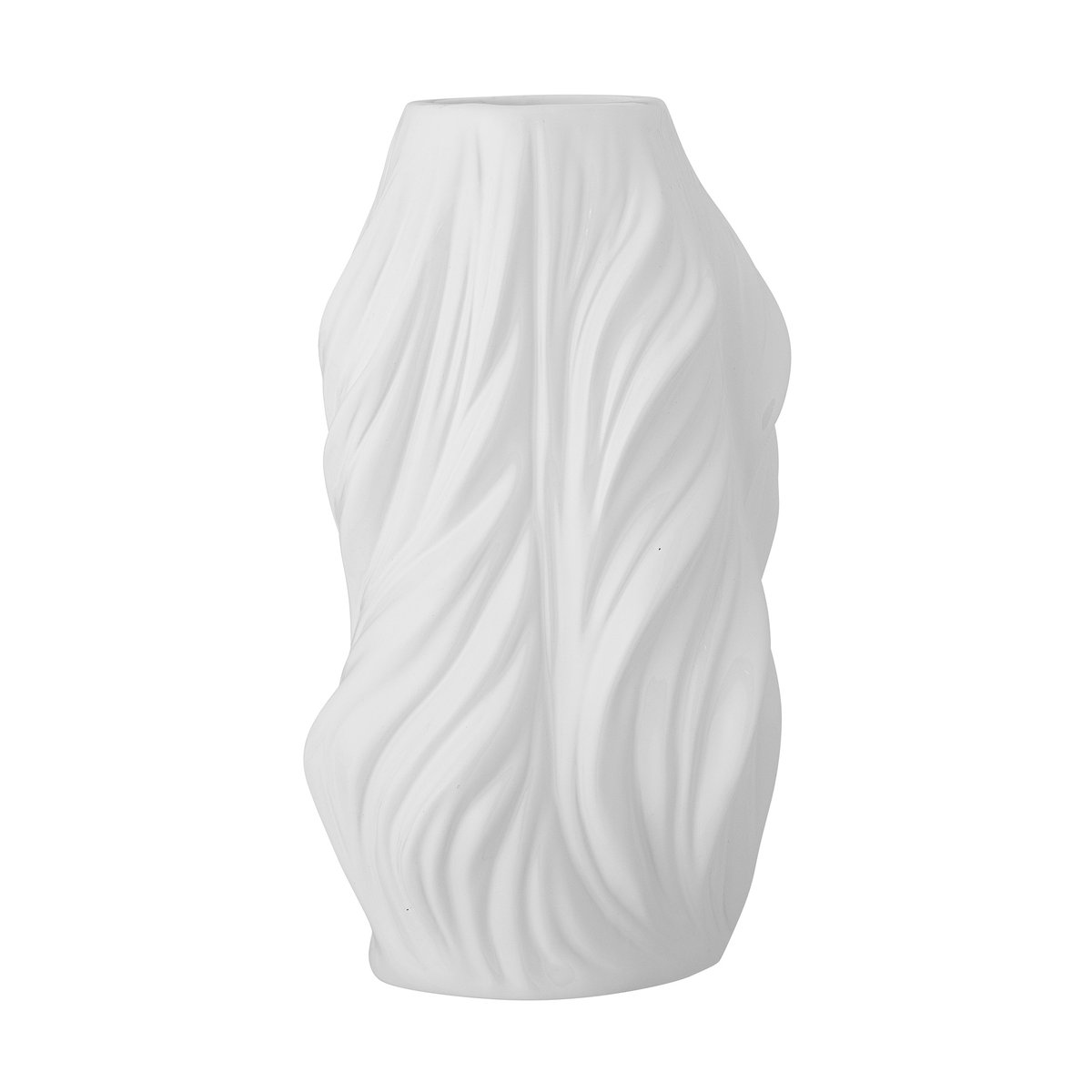 Bilde av Bloomingville Sanak vase Ø14x26 cm White