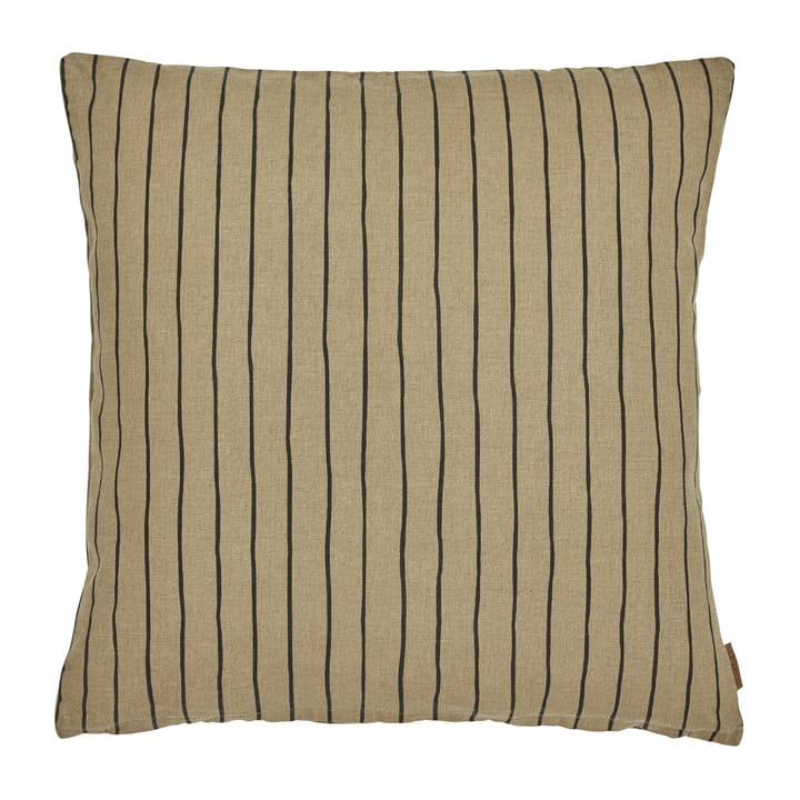 Tofta stripe putetrekk 45x45 cm, Brun Boel & Jan