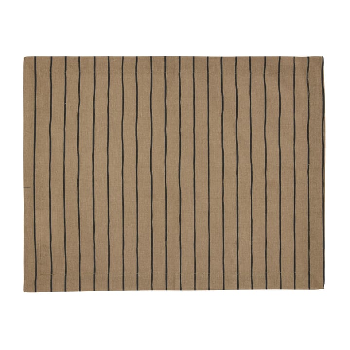 Tofta stripe spisebrikke 35x45 cm, Brun Boel & Jan