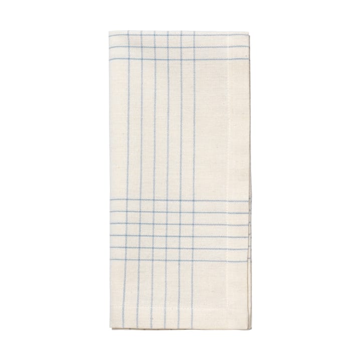 Alice stoffserviett 45x45 cm, Dusty blue-natural Broste Copenhagen