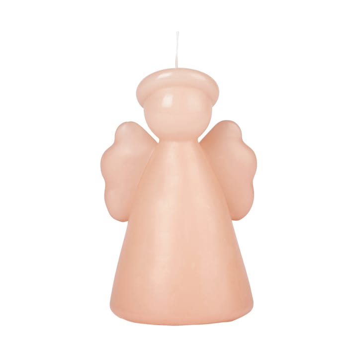 Angel sculpture lys 14 cm - Dusty peach rose - Broste Copenhagen