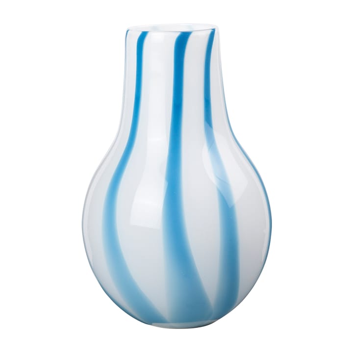 Asa Stripe vase 37 cm - Plein air light blue - Broste Copenhagen